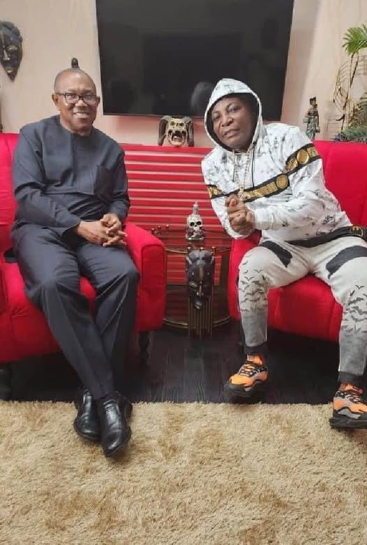 Charly Boy Felicitates with Peter Obi on his birthday.