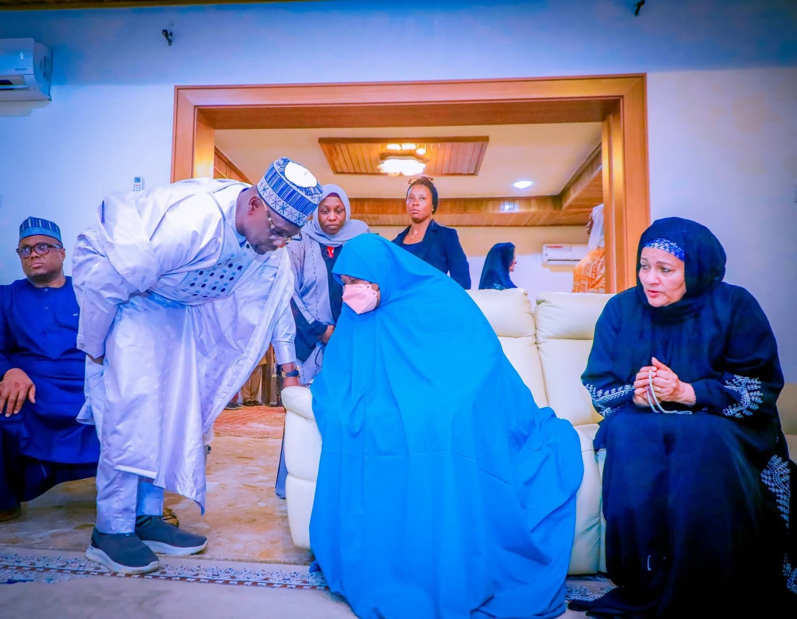 GOV SULE PAYS CONDOLENCE VISIT TO LATE FORMER PRESIDENT BUHARI’S FAMILY