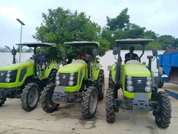 HON (DR) JAMES ABIODUN FALEKE IGNITES A MAJOR BOOST IN OUR AGRICULTURAL SECTOR BY DONATING THREE TRACTORS TO EKINRIN-ADDE COMMUNITY FOR SUBSIDISED HIRING TO OUR FARMERS.