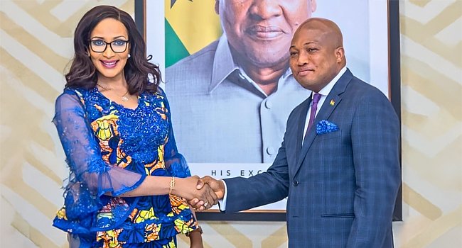 Bianca Ojukwu Meets Ghana’s Foreign Minister Over Anti-Nigerian Protests
